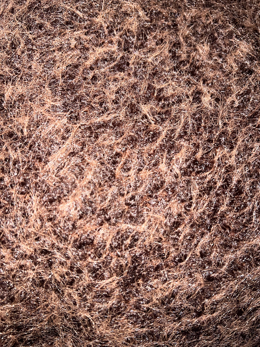 Manteau bouclé marron