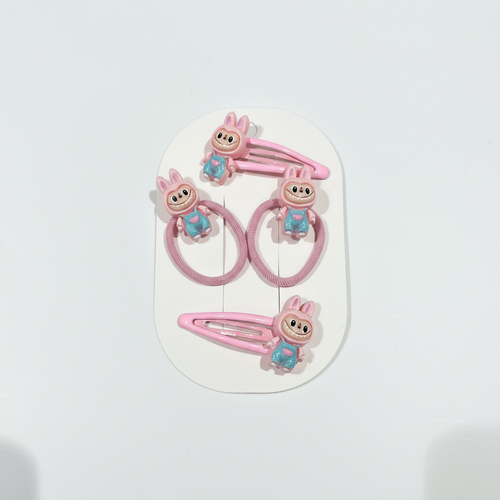 Accessoires cheveux roses support propre